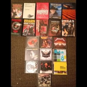 lot of classic rock CDs and limited edition DVDs collectors items rare items!